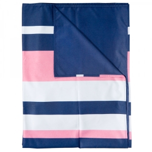 Полотенце "Семейное" 85х175 синее/розовое фото в интернет-магазине Смарт.ру
